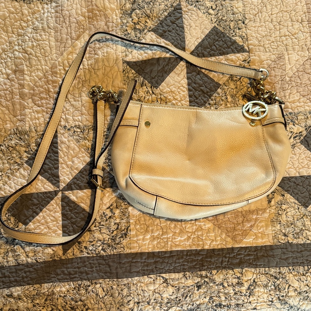 Michael Kors Cream Crossbody Bag